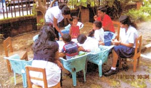 Sunday School at St. Paul's Church, Kandy