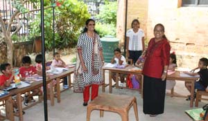 Sunday School at St. Paul's Church, Kandy